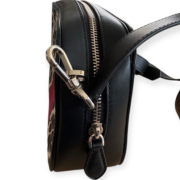 Kate Spade Flower Jacquard Stripe Medium Crossbody Bag - Picture 4 of 8